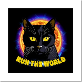 Black Cats Rule And Energy Posters and Art